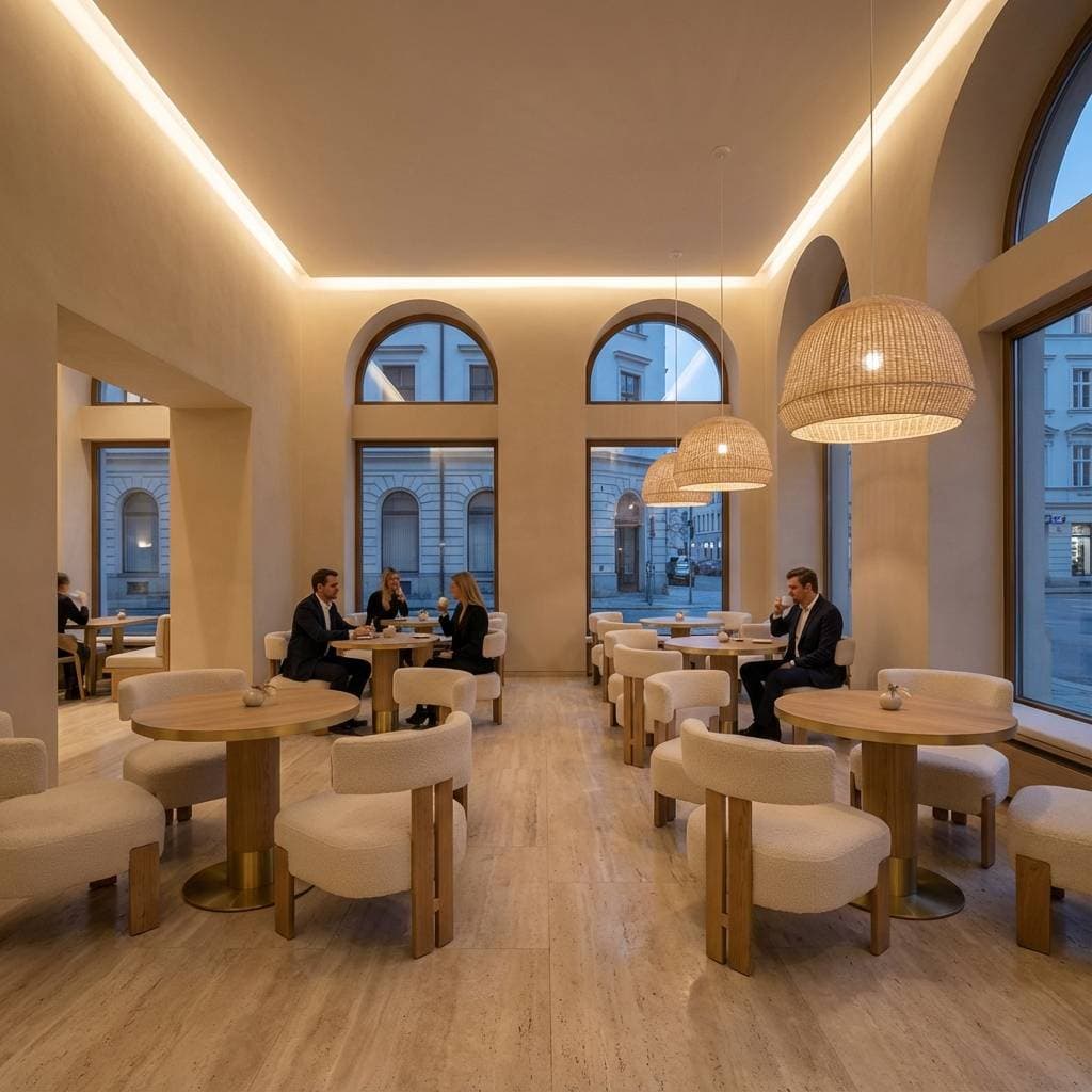 Interior of Aurum Cafe