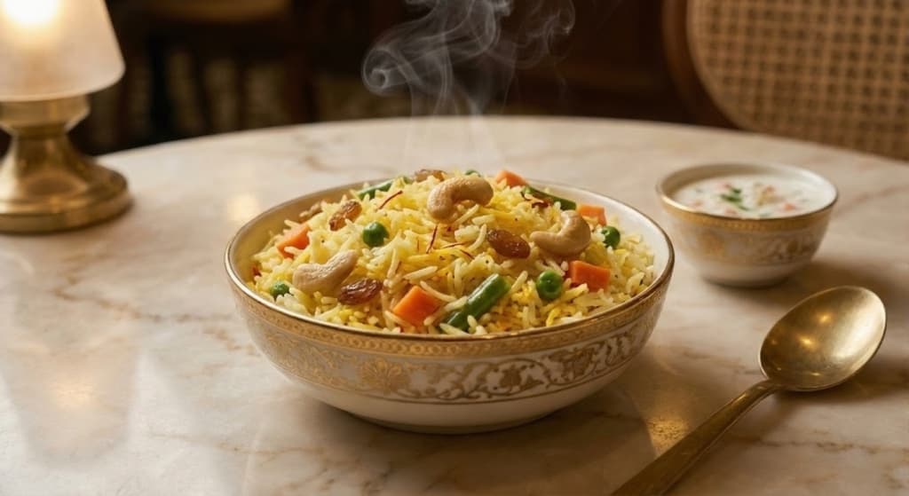 Saffron Vegetable Pulao
