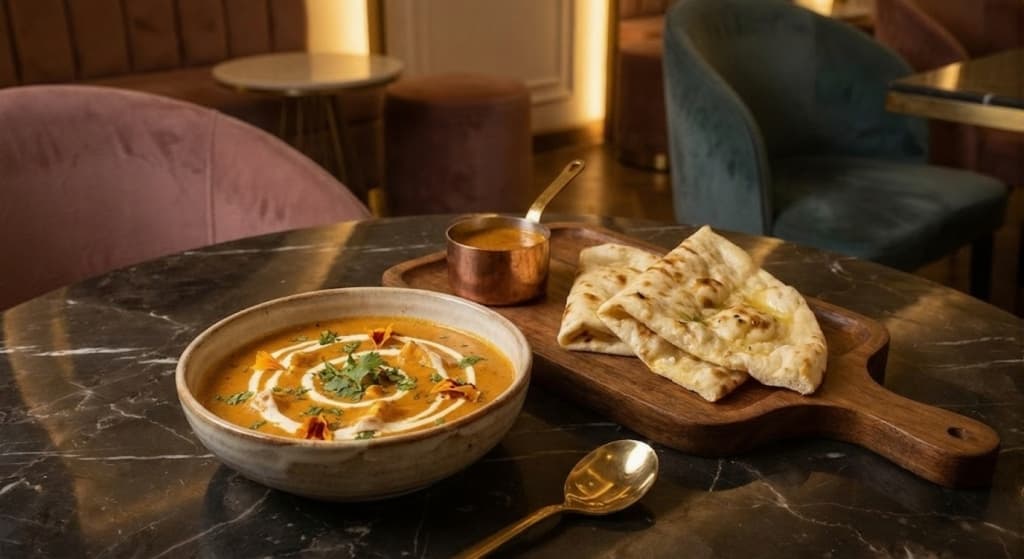Butter Paneer with Soft Naan