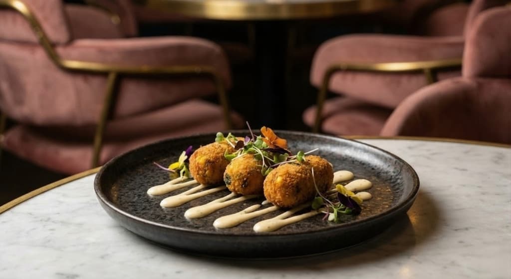 Mini Spinach & Corn Croquettes